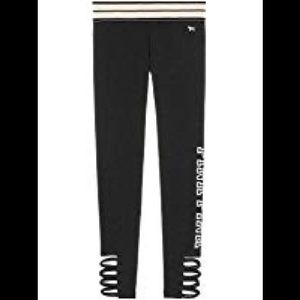 Victoria’s Secret Pink Cotton Strappy Legging